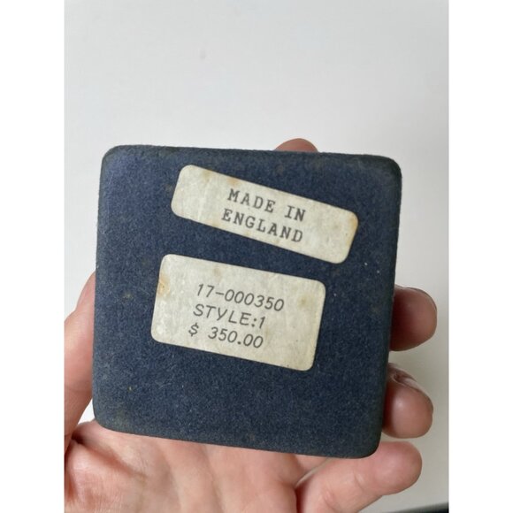 Lot Of 4 Tie Clips Metal Gold Uomo Charles Jourdan Trussardi Lancel Vintage - Picture 9 of 13